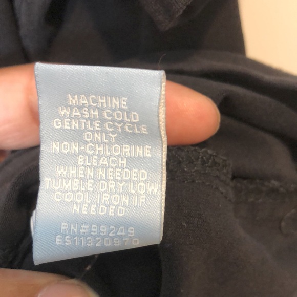 Liz & Me Black Polo Style Top 4X PLUS SIZE - Picture 4 of 11